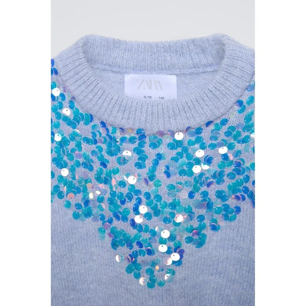 Zara purple sweater